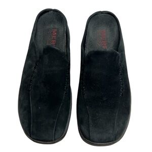 Merrell Jungle Primo Performance Footware Slip on Clog Mule Black Suede Size 7.5